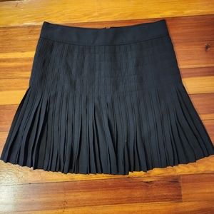 Black J Crew pleated skirt